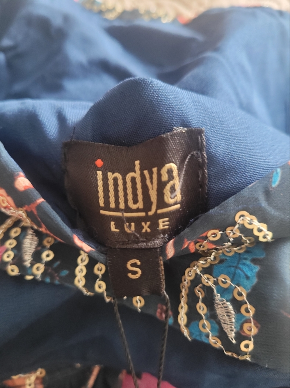 NWT Indya Luxe Multicoloured Maxi Indian Pakistan Wedding Wear Dress (SET) Small - Picture 11 of 13